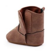 Cizmulite pentru bebelusi, maro, stil western, cu talpa flexibila chbhx3125-1-ci6