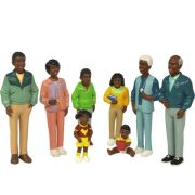 Figurine familie africana miniland ml27396