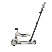 Trotineta Copii Cu Sezut Si Maner, Transformabila 3in1, Highwaykick 1 Push And Go Ash, 1-5 Ani, Pana La 50 Kg, Scoot  Ride Pjb67