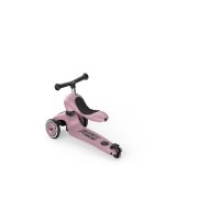 Trotineta Copii Cu Sezut Si Maner, Transformabila 3in1, Highwaykick 1 Push And Go Wildberry, 1-5 Ani, Pana La 50 Kg, Scoot  Ride Pjb69