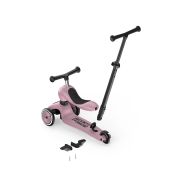 Trotineta Copii Cu Sezut Si Maner, Transformabila 3in1, Highwaykick 1 Push And Go Wildberry, 1-5 Ani, Pana La 50 Kg, Scoot  Ride Pjb69
