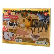 Calendar de craciun collecta cu figurine pictate manual viata la ferma 84178 col84178cb