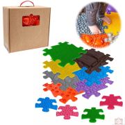 Covoras ortopedic senzorial puzzle set mediu 2a mfk-021-1