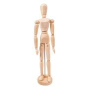 Figurina corp uman cu articulatii mobile, pe suport vertical, pentru pictura, desen pb2471910