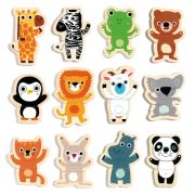 Joc cu magneti animale prietenoase, djeco dj03118