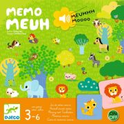 Joc de memorie cu sunete memo meuh, djeco dj08482