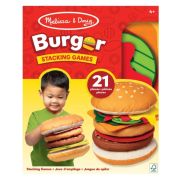 Joc educativ de stivuire si potrivire burgerul gigant md32402