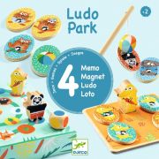 Joc educativ ludopark 4 jocuri, djeco dj01698