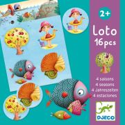 Joc loto cu anotimpuri, djeco dj08123