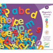 Joc magnetic 83 litere colorate, djeco dj03102