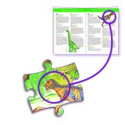 Puzzle observatie dinozauri, djeco dj07424