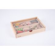 Set de 37 figurine din lemn pentru activitati educative padurea tik73552