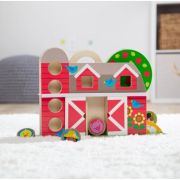 Set de joaca din lemn acrobatii la ferma colectia go tots md30740
