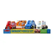 Set de joaca din lemn vehicule de interventie md9285