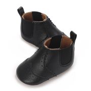Ghetute tip chelsea, negre, pentru bebelusi chm2045-1-va12