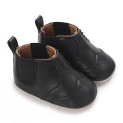 Ghetute tip chelsea, negre, pentru bebelusi chm2045-1-va12