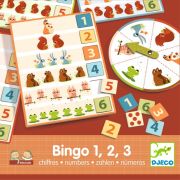 Joc eduludo bingo cifre, djeco dj08258