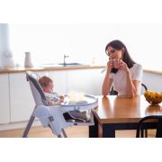 Neno sedi gri - scaun de masă multifuncțional nen-bab-me003