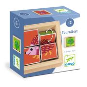 Puzzle forme rotative tournibist, djeco dj01956