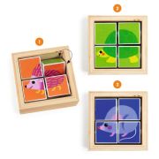 Puzzle forme rotative tournibist, djeco dj01956