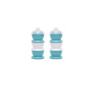 Set 2 Recipiente - 3 compartimente lapte praf/ mancarica- Turcoaz DNBTHE1748152