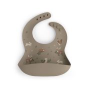 Baveta Din Silicon Cu Buzunar, Ajustabila, Animals Garden Pjbbs_ag