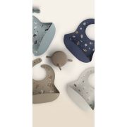 Baveta Din Silicon Cu Buzunar, Ajustabila, Animals Garden Pjbbs_ag