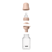 Bibs - set complet biberon anticolici, 150 ml, silicon, blush bbb50161244