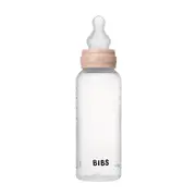 Bibs - set complet biberon anticolici, 270 ml, silicon, blush bbb50171244