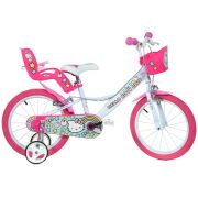 Bicicleta pentru copii Hello Kitty DB-164R-HK2 Dino Bikes, 16 inch SUPDB-164R-HK2