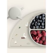 Covoras Pentru Diversificare, Din Silicon, Fara Bpa, Forma Semicirculara 45,5 Cm Si 23 Cm, Goose Family Pjbcssm_gf