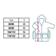 Halat de baie, New Baby, Pentru copii, Cu buzunare, Cu cordon, Marime 104/110, Din bumbac 100%, Beige BYN56731