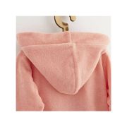 Halat de baie, New Baby, Pentru copii, Cu buzunare, Cu cordon, Marime 104/110, Din bumbac 100%, Pink BYN56729
