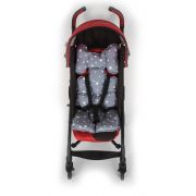 Protectie textila carucior/Scaun auto Grey Stars SeviBebe BBKSEV_8376-13