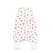 Sac de dormit, MimiNu, Cu picioruse, De iarna, Din bumbac certificat Oeko Tex Standard 100, Cu fermoar pe mijloc, 87 cm, 3 luni - 2.5 ani, 2.5 Tog, Design, Ducklings Powdery Pink BYN6426972026970