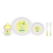 Set Complet De Masa, 5 Piese,   La Pera Limonera,   Yellow Pjb8028