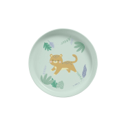 Set Complet De Masa, 5 Piese, Cu Ventuza, , œjungle Cheetahs,   Mint Pjb50641