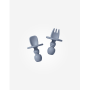 Set Tacamuri Pentru Autodiversificare, Protectie Anti-inec, Silicon, Rezistent La Cazaturi + 4 Luni, Cutlery Blue Pjb17475