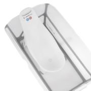 Cadita de baie cu pliere ultra-compacta, Jane, Oasis, Cu doua manere, 68 x 42 x 26 cm, Conform cu standardul european de siguranta EN 17072:2018, White BYN8420421090916