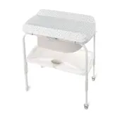 Cadita de baie cu suport, Jane, Flip, Cu 2 pozitii anatomice, Cu masuta de infasat, Cu tavita si compartimente pentru accesorii, Conform cu standardele europene EN 17072:2018EN 12221:2008+A1:2013, Star BYN8420421081662