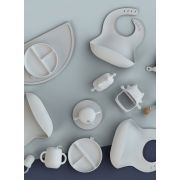Cana De Antrenament, Cu Pai Flexibil, Din Silicon, Fara Bpa, Bps, Pvc Si Ftalati  2in1, 250 Ml, Cream Pjbcap_c