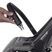 Carucior sport, Jane, Clap, Sistem compact de pliere care permite transportul caruciorului la bordul aeronavei, Cadru din aluminium, De la nastere pana la 26Kg, Conform cu standardul european EN 1888-2:2018+A1:2023, Coal BYN8420421091289
