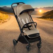 Carucior sport, Jane, Clap, Sistem compact de pliere care permite transportul caruciorului la bordul aeronavei, Cadru din aluminium, De la nastere pana la 26Kg, Conform cu standardul european EN 1888-2:2018+A1:2023, Desert BYN8420421092019