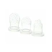 Dispozitiv de hranire, Jane, Pentru fructe si legume, Cu trei adaptoare din silicon, Fara BPA, 6+ luni, Mint BYN8420421086254