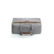 Geanta de voiaj spital, Jane, Cu compartiment impermeabil, 41 x 50 x 7 cm, Dim Grey BYN8420421089248