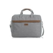 Geanta de voiaj spital, Jane, Cu compartiment impermeabil, 41 x 50 x 7 cm, Dim Grey BYN8420421089248