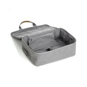 Geanta de voiaj spital, Jane, Cu compartiment impermeabil, 41 x 50 x 7 cm, Dim Grey BYN8420421089248