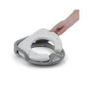 Reductor toaleta, Jane, Cu perna confortabila si detasabila, Dim Grey BYN8420421071137