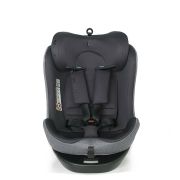 Scaun auto, Be Cool, Easy I-Size, Rotire 360 grade, 40 - 150 cm, 0 - 36 kg, Cu Isofix si Centura Top Tether, Conform cu standardul european de securitate ECE R129, Antracita BYN8420421090183