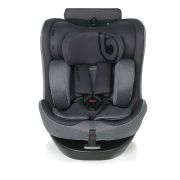 Scaun auto, Be Cool, Easy I-Size, Rotire 360 grade, 40 - 150 cm, 0 - 36 kg, Cu Isofix si Centura Top Tether, Conform cu standardul european de securitate ECE R129, Antracita BYN8420421090183